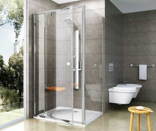 Boční zástěna ke sprchovým dveřím 100x190 cm Ravak Pivot chrom lesklý 90GA0C00Z1 Ravak