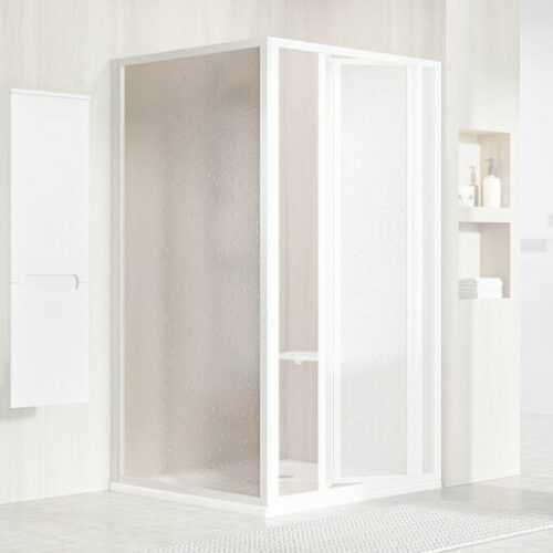 Boční zástěna ke sprchovým dveřím 90x185 cm Ravak Pivot bílá 9407010011 Ravak