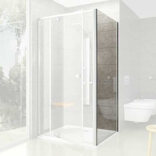Boční zástěna ke sprchovým dveřím 90x190 cm Ravak Pivot chrom matný 90G70U00Z1 Ravak