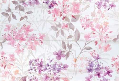 Dekor Fineza Velvet mix barev Floral 50x73 cm lesk DFLORAL Fineza