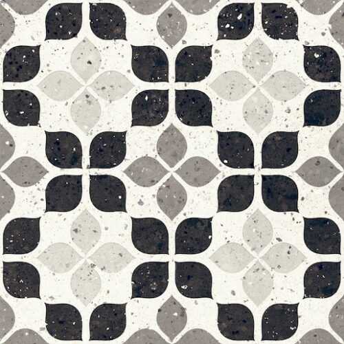Dlažba Del Conca Frammenti bianco fiore 20x20 cm mat 20FR10FI Del Conca