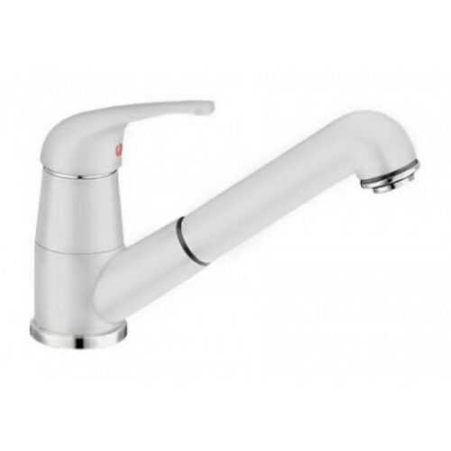 Dřezová baterie Blanco DARAS - S s vytahovací sprškou bílá 517735 Blanco