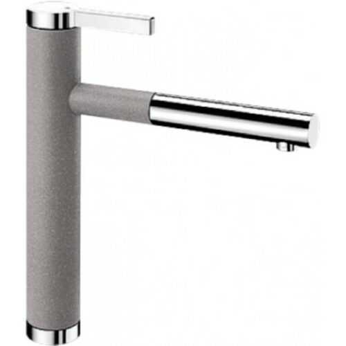 Dřezová baterie Blanco LINEE - S s vytahovací sprškou aluminium/chrom 518439 Blanco