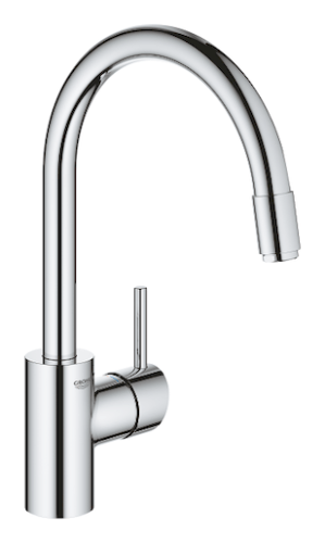 Dřezová baterie Grohe Concetto New s vytahovací sprškou nízkotlaká chrom 31212003 Grohe