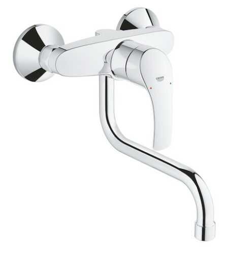 Dřezová baterie Grohe Eurosmart New s otočným raménkem chrom 31391002 Grohe