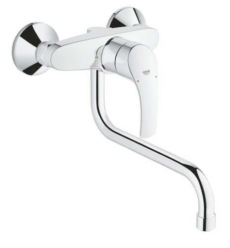 Dřezová baterie Grohe Eurosmart New s otočným raménkem chrom 32224002 Grohe