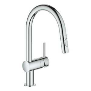 Dřezov&aacute; baterie Grohe Minta s vytahovac&iacute; spr&scaron;kou chrom 32321002 Grohe