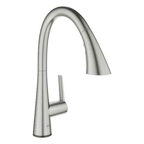 Dřezová baterie Grohe Zedra Touch se senzorem supersteel 30219DC2 Grohe