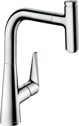 Dřezová baterie Hansgrohe Talis Select M51 s vytahovací sprškou chrom 72822000 Hansgrohe