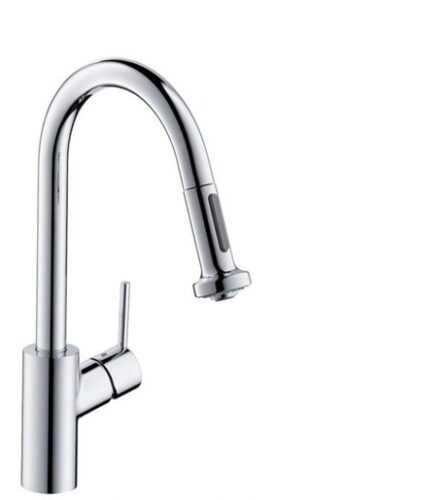 Dřezová baterie Hansgrohe Talis sklopné rameno chrom 73863000 Hansgrohe