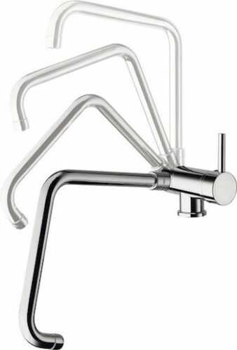 Dřezová baterie Sapho RHAPSODY s otočným raménkem Chrom 5507S Sapho