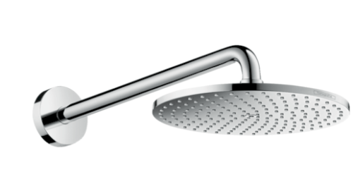 Hlavová sprcha Hansgrohe Raindance S na stěnu včetně sprchového ramena chrom 27607000 Hansgrohe