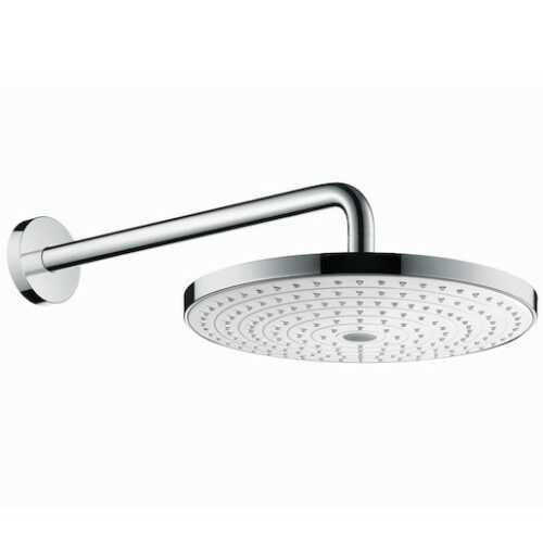 Hlavová sprcha Hansgrohe Raindance Select S na stěnu včetně sprchového ramena bílá/chrom 27378400 Hansgrohe