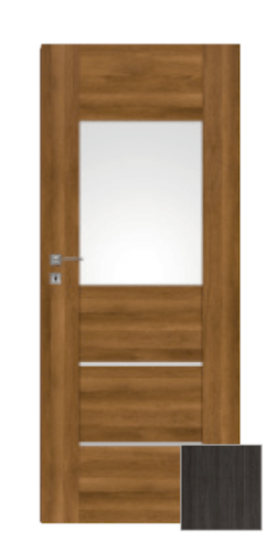 Interiérové dveře Naturel Aura levé 90 cm jilm antracit AURA2JA90L Naturel