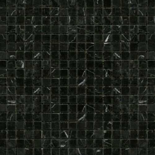 Kamenná mozaika Premium Mosaic Stone černá 30x30 cm leštěná STMOS15BKP Premium Mosaic Stone