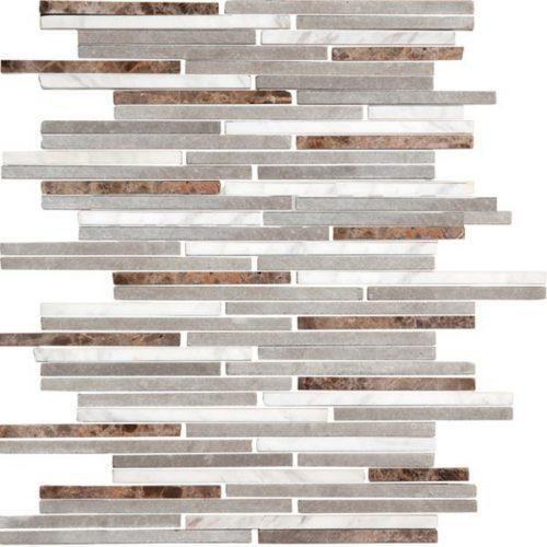Kamenná mozaika Premium Mosaic Stone šedá 25x30 cm mat STMOS7140MIX1 Premium Mosaic Stone