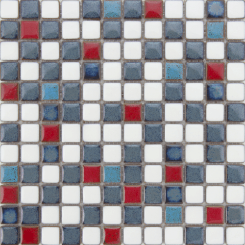 Keramická mozaika Premium Mosaic modrá 30x30 cm lesk MOSS23MIX1 Premium Mosaic