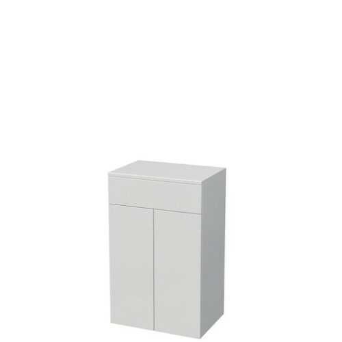 Koupelnová skříňka nízká Naturel Ratio 50x82x35 cm bílá lesk SN501Z2DPU9016G Naturel