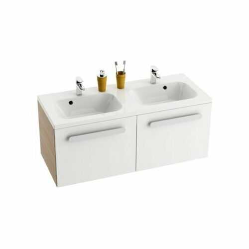 Koupelnová skříňka pod umyvadlo Ravak Chrome 120x49 cm cappuccino/bílá X000000964 Ravak