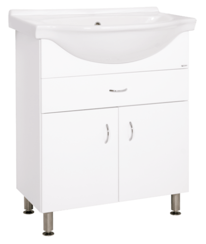 Koupelnová skříňka s umyvadlem Keramia Pro 70x56 cm bílá PRO70Z Keramia
