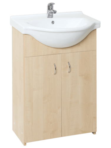 Koupelnová skříňka s umyvadlem Multi Simple 55