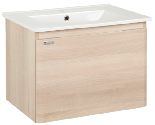 Koupelnová skříňka s umyvadlem Naturel Ancona 60x46 cm akácie ANCONA60DV Naturel