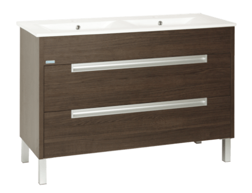 Koupelnová skříňka s umyvadlem Naturel Modena 120x46 cm dub šedý MODENA120DV Naturel