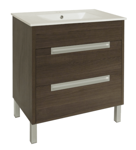 Koupelnová skříňka s umyvadlem Naturel Modena 75x46 cm dub šedý MODENA75DV Naturel