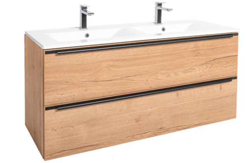 Koupelnová skříňka s umyvadlem Naturel Nobia 120x60x46 cm dub Sierra NOBIA120ZDS Naturel