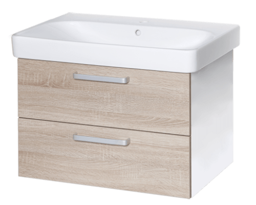 Koupelnová skříňka s umyvadlem Naturel Vario Dekor 75x48 cm dub bardolino VARIO75ZBIDB Naturel