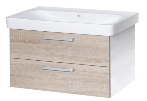 Koupelnová skříňka s umyvadlem Naturel Vario Dekor 90x48 cm dub bardolino VARIO90ZBIDB Naturel