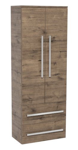 Koupelnová skříňka vysoká Naturel Cube Way 60x33 cm dub wellington CUBE2V60DW Naturel