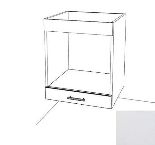 Kuchyňská skříňka pro troubu spodní Naturel Gia 60 cm bílá mat BO6072BM Naturel