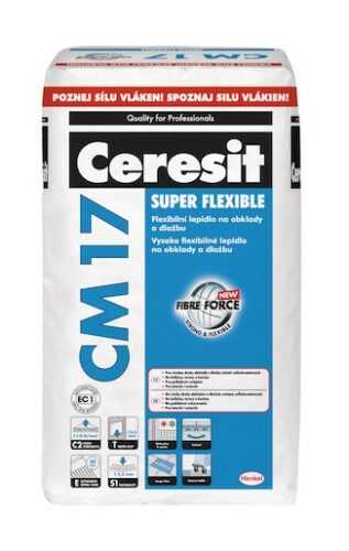Lepidlo Ceresit CM 17 šedá 25 kg C2TE S1 CM1725 Ceresit