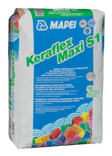 Lepidlo Mapei Keraflex Maxi S1 Low Dust šedá 25 kg C2TE S1 KERAFLEXMAXI Mapei