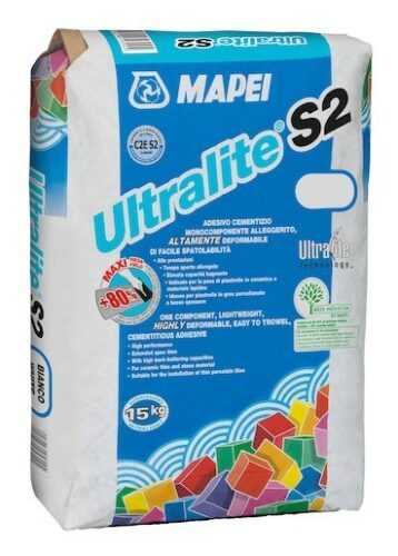 Lepidlo Mapei Ultralite S2 šedá 15 kg C2TE S2 ULTRALITES2 Mapei