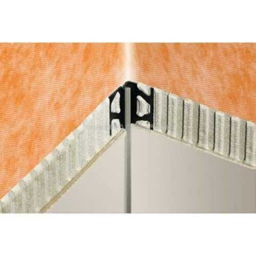 Lišta dilatační rohová vnitřní PVC Schlüter Dilex EKE bílá