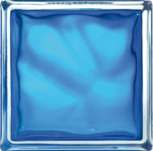 Luxfera Glassblocks blue 19x19x8 cm sklo 1908WBB Glassblocks