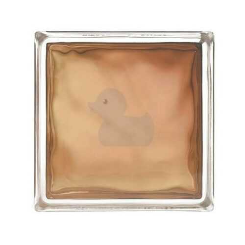 Luxfera Glassblocks bronz 19x19x8 cm sklo 1908WBUR Glassblocks