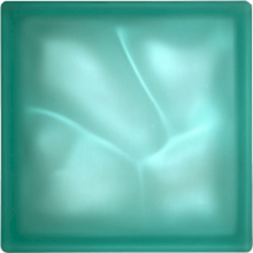 Luxfera Glassblocks turquoise 19x19x8 cm sklo 1908WBT Glassblocks