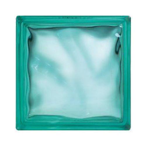 Luxfera Glassblocks turquoise 19x19x8 cm sklo 1908WTURQUOISE Glassblocks