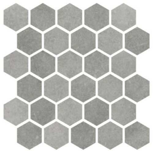 Mozaika Cir Materia Prima metropolitan grey hexagon 27x27 cm lesk 1069914 Cir