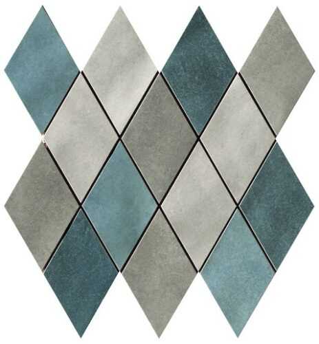 Mozaika Cir Materia Prima mix blue rombo 25x25 cm lesk 1069905 Cir
