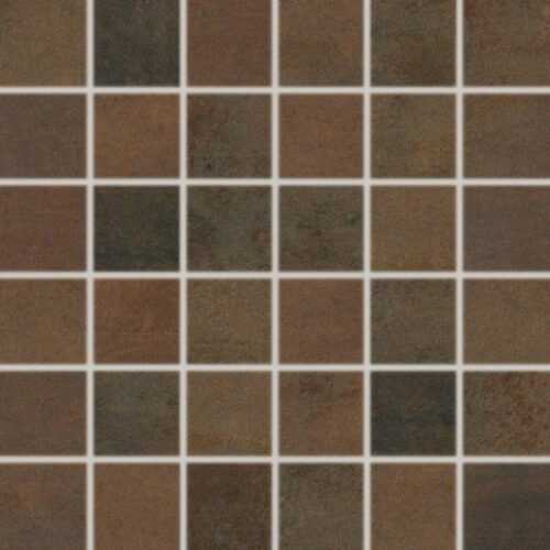 Mozaika Rako Rush tmavě hnědá 30x30 cm pololesk WDM06520.1 Rako