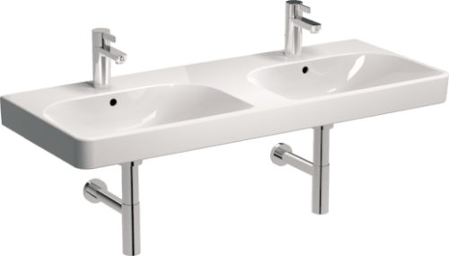 Nábytkové dvojumyvadlo Kolo Traffic 120x48 cm dva otvory pro baterii L91521000 Kolo