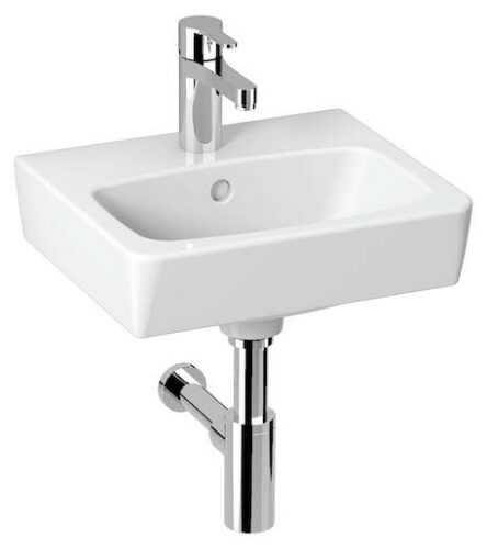 Nábytkové umývátko Jika Lyra Plus Viva 40x34 cm otvor pro baterii uprostřed H8153800001041 Jika