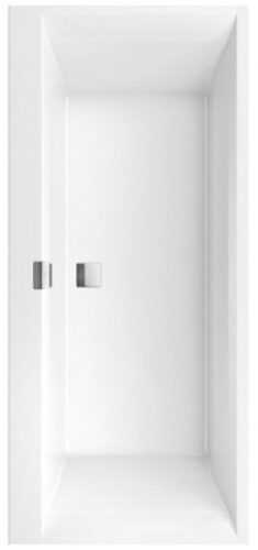 Obdélníková vana Villeroy & Boch Squaro 180x80 cm litý mramor UBQ180SQE2DV-01 Villeroy & Boch