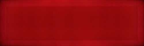 Obklad Ribesalbes Chic Colors rojo bisel 10x30 cm lesk CHICC1404 Ribesalbes