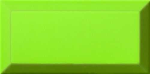 Obklad Ribesalbes Chic Colors verde bisel 10x20 cm lesk CHICC1452 Ribesalbes