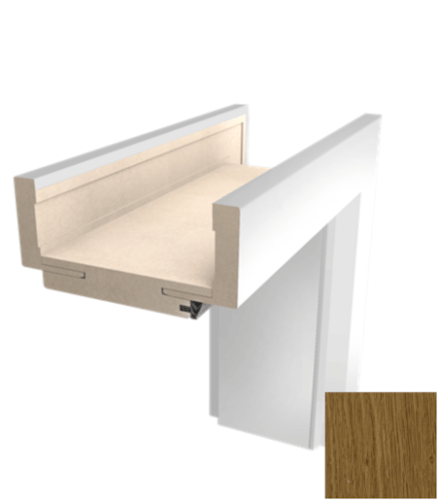 Obložková zárubeň Naturel 80 cm pro tloušťku stěny 14-18 cm dub pravá O3DP80P Naturel